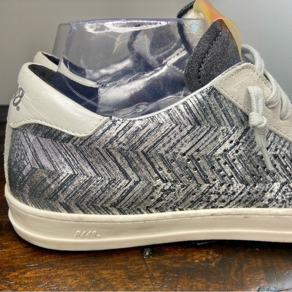 P448 Women’s John Mixed Media Lace-Up Sneakers In Tartan Size EU 39 - Picture 6 of 13